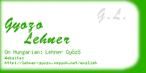 gyozo lehner business card